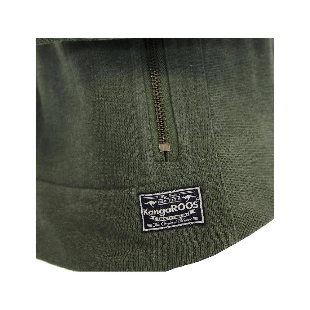 Damen Bikerjacke KangaROOS Lässige Sportliche Jacke Biker Style Sweatjacke FRÜHLING SOMMER Jacket Kurz Fashion Khaki