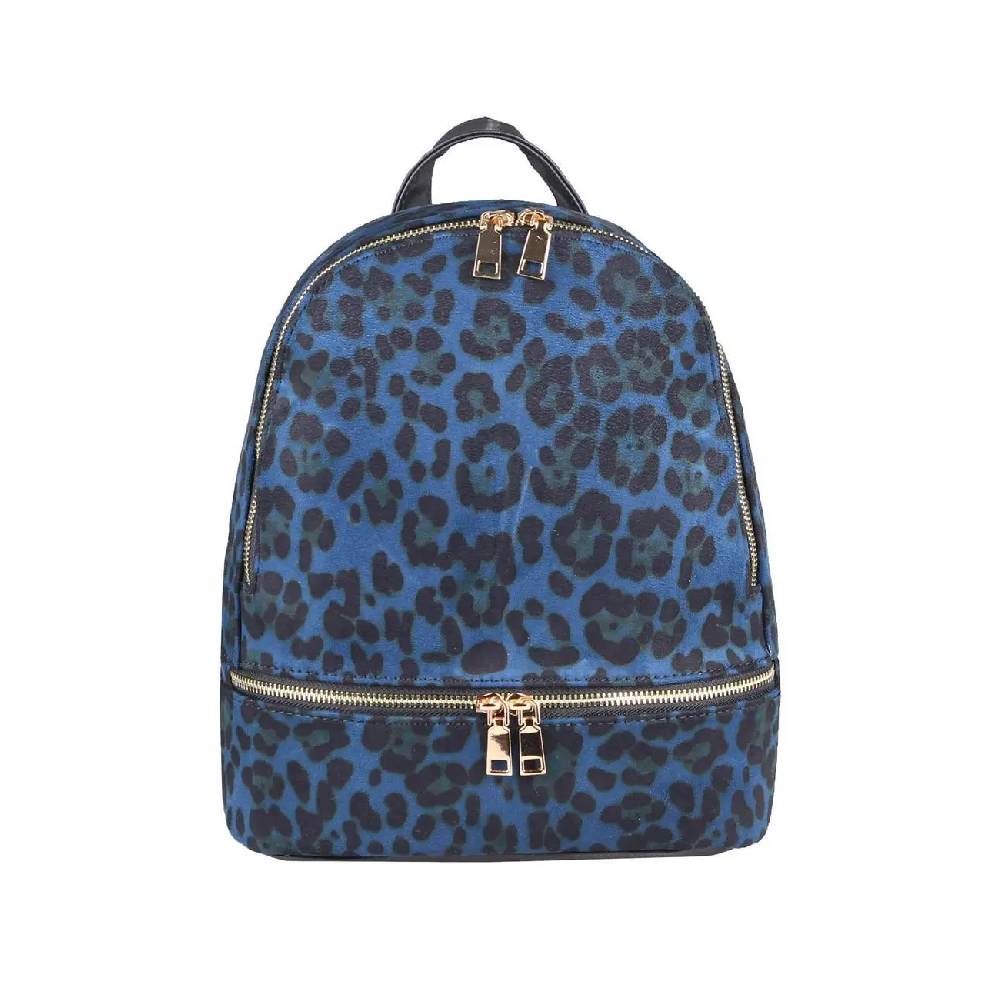 DAMEN Leopardenmuster Rucksack Backpack Cityrucksack Stadtrucksack LEOPARD PRINT Schultertasche Handtasche Mädchen Daypack