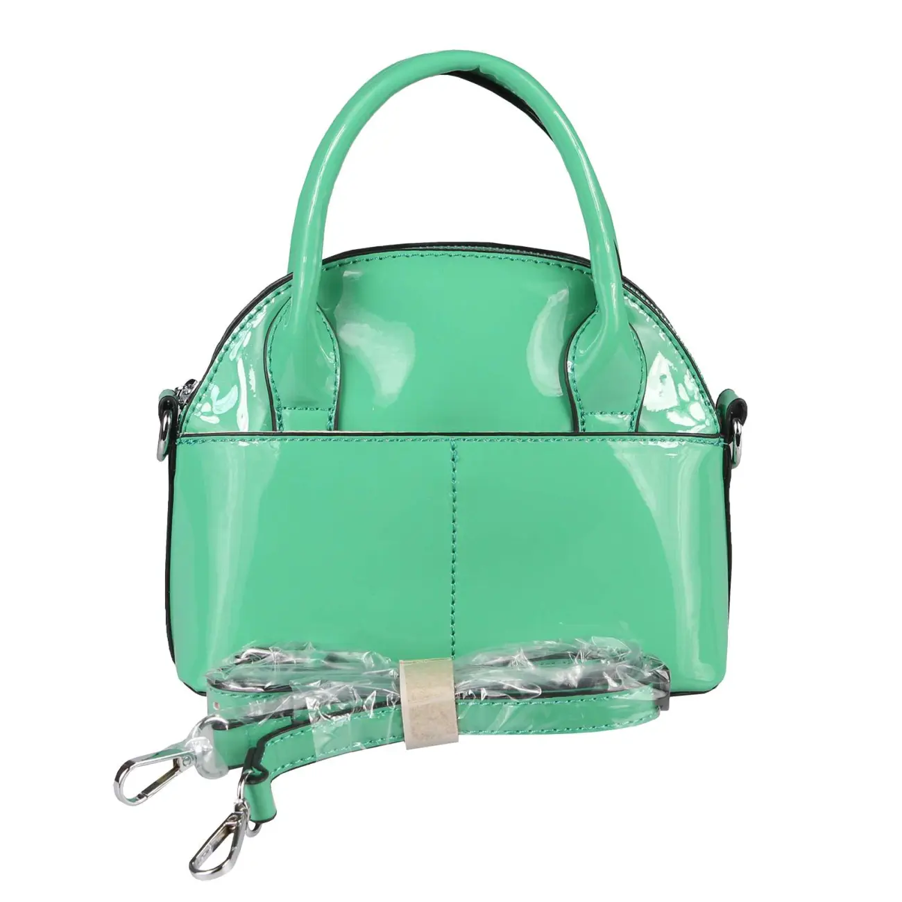 DAMEN MINI TASCHE Schultertasche Umhängetasche Crossbody Lack Leder Optik Abend