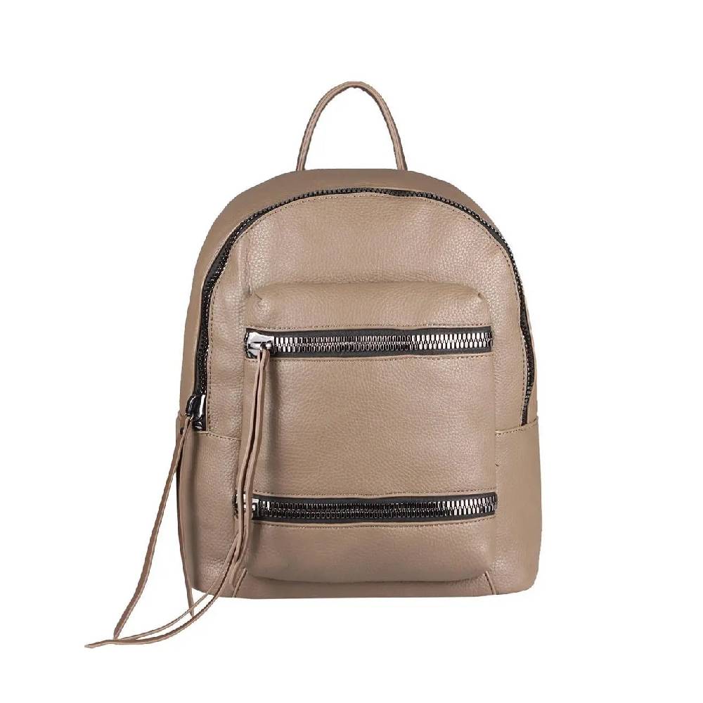 Damen Rucksack Cityrucksack Schultertasche Leder Optik Backpack Tasche Daypack Handtasche Umhängetasche