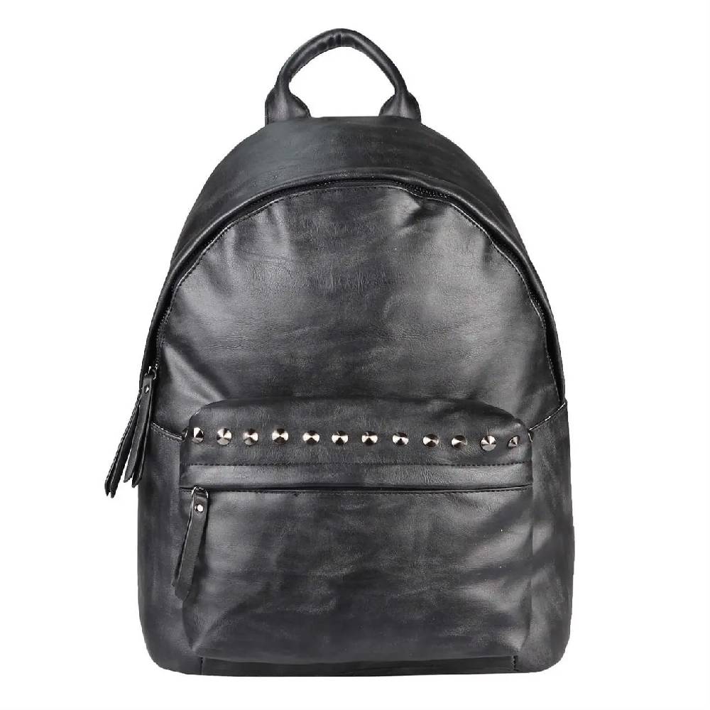 DAMEN RUCKSACK TASCHE Cityrucksack Stadtrucksack Nieten Backpack Schultertasche Handtasche Umhängetasche Shopper Daypack Freizeit Urlaub