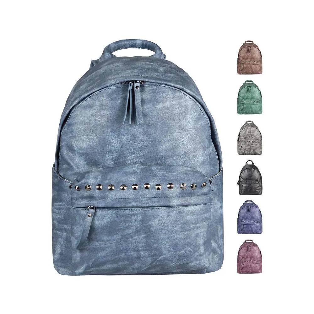 DAMEN RUCKSACK TASCHE Cityrucksack Stadtrucksack Nieten Backpack Schultertasche Handtasche Umhängetasche Shopper Daypack Freizeit Urlaub DAMEN RUCKSACK TASCHE Cityrucksack Stadtrucksack Nieten Backpack Schultertasche Handtasche Umhängetasche Shopper Daypack Freizeit Urlaub