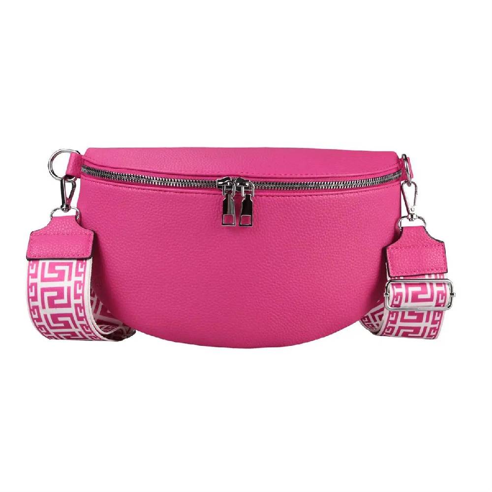 Damen Tasche Crossbody Gürteltasche Brusttasche Umhängetasche Bodybag Hüfttasche Crossover Bauchtasche Schultertasche Handytasche Kunstleder