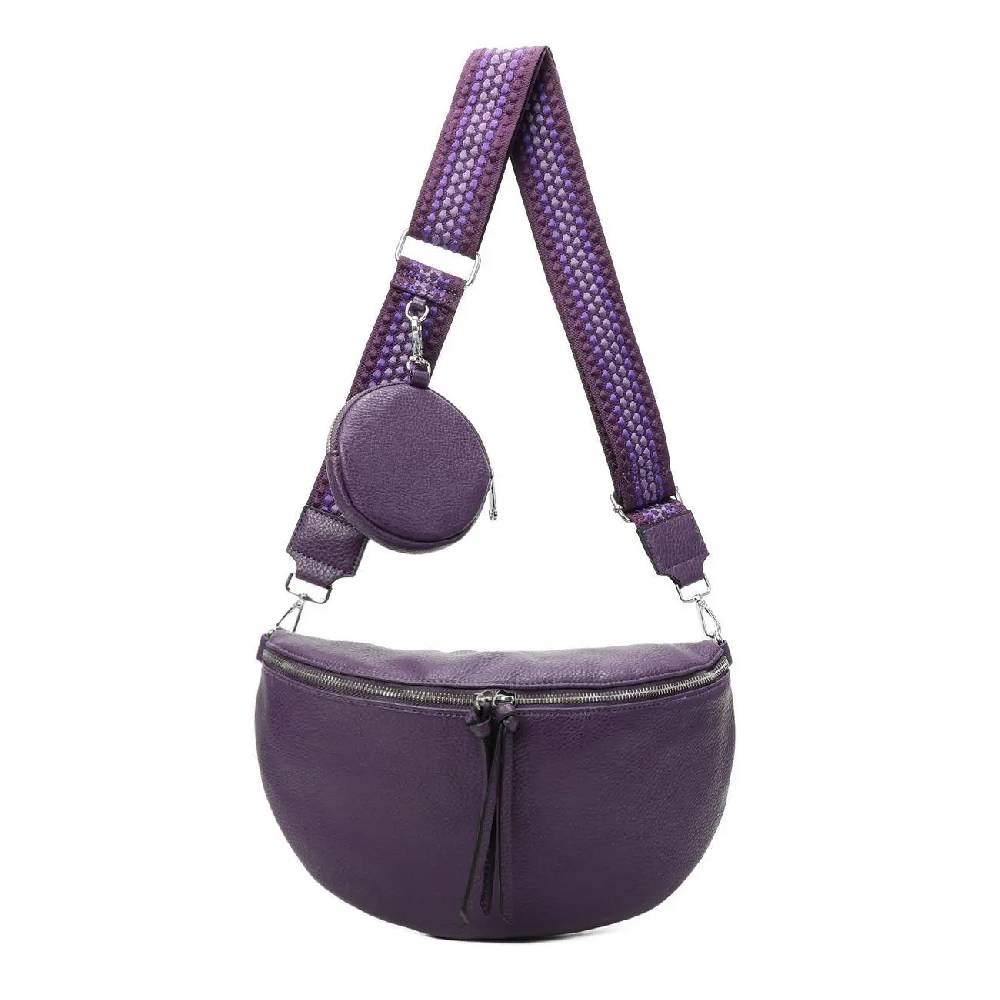 Damen Tasche Crossbody Schultertasche Gürteltasche Messenger-Tasche Hüfttasche Bauchtasche Umhängetasche Cross-Over Bodybag Handytasche Leder Optik