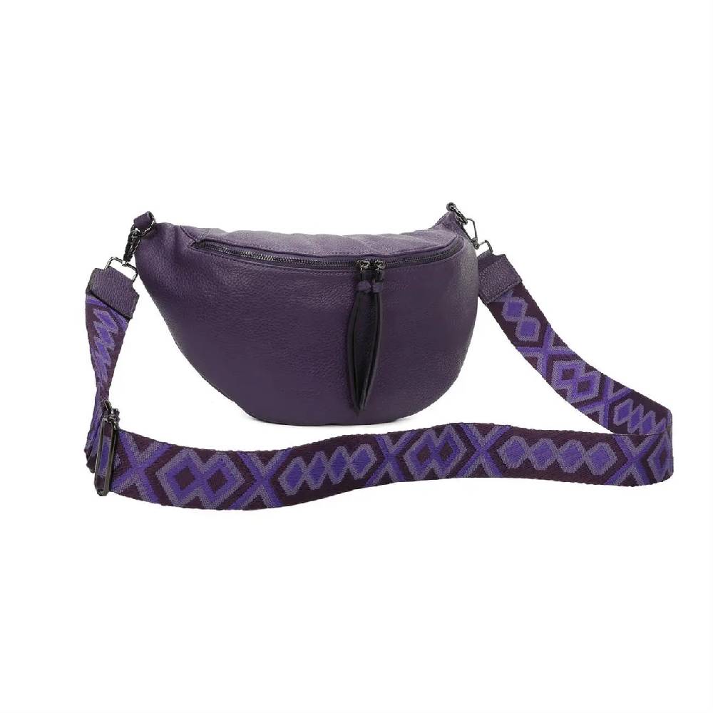 Damen Tasche Crossbody Schultertasche Gürteltasche Brusttasche Hüfttasche Bauchtasche Umhängetasche Cross-Over Bodybag Handytasche Geldtasche Kosmetiktasche Leder Optik