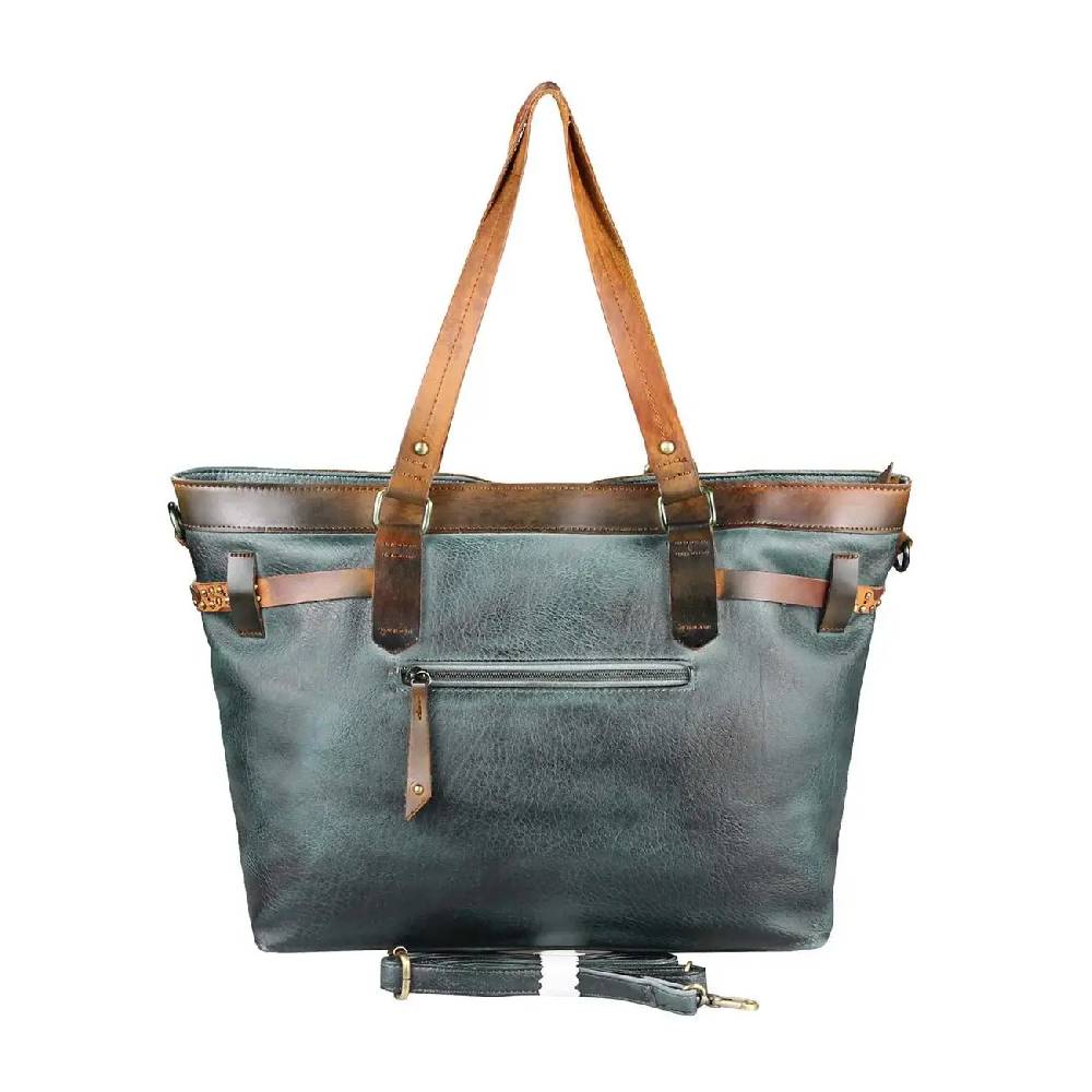 DAMEN TASCHE DIN-A4 Shopper Tote Bag Henkeltasche Handtasche Leder Optik Umhängetasche Schultertasche Beuteltasche Nietentasche