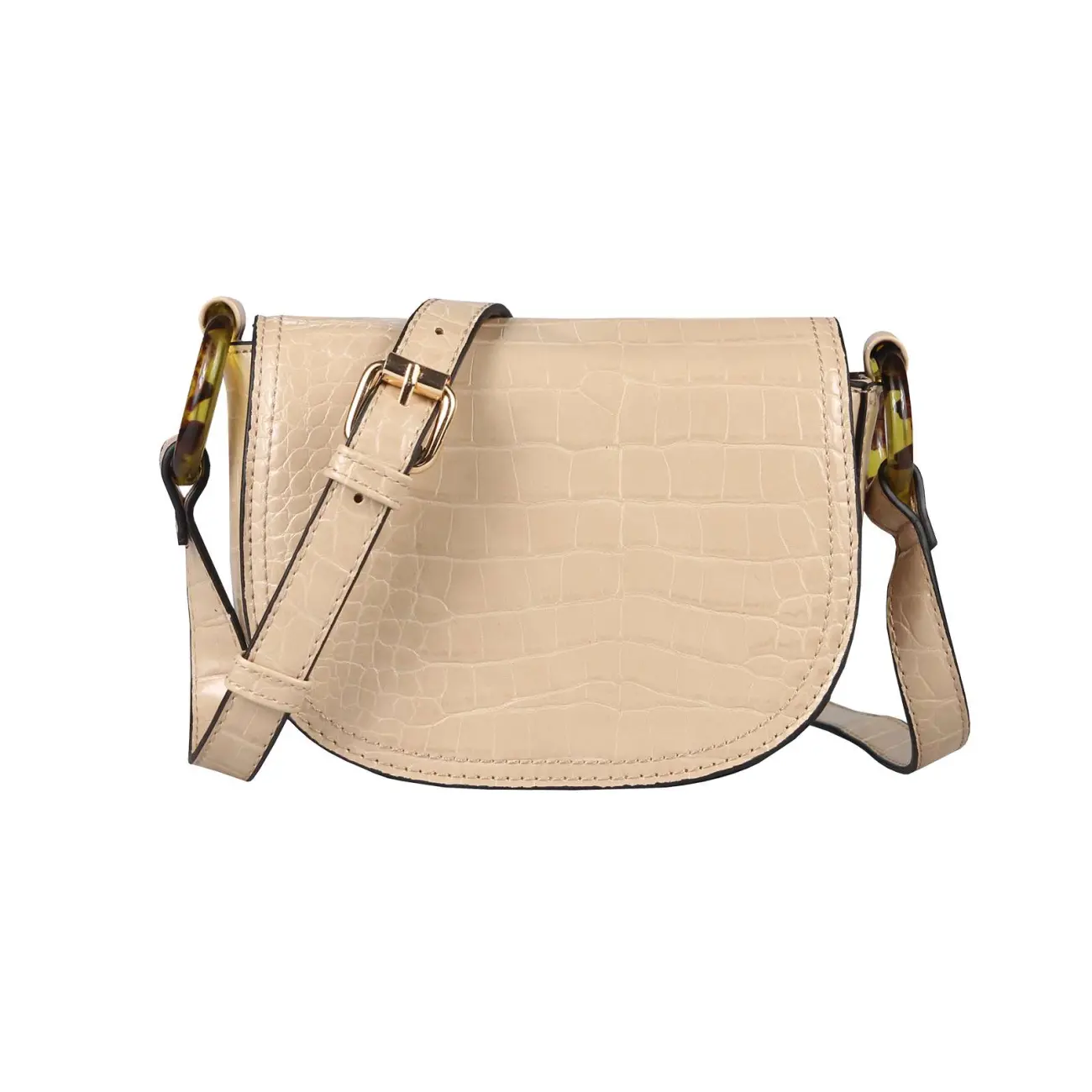 DAMEN TASCHE Kroko Crossbody Umhängetasche Schultertasche Bodybag Shopper Leder Optik CrossOver