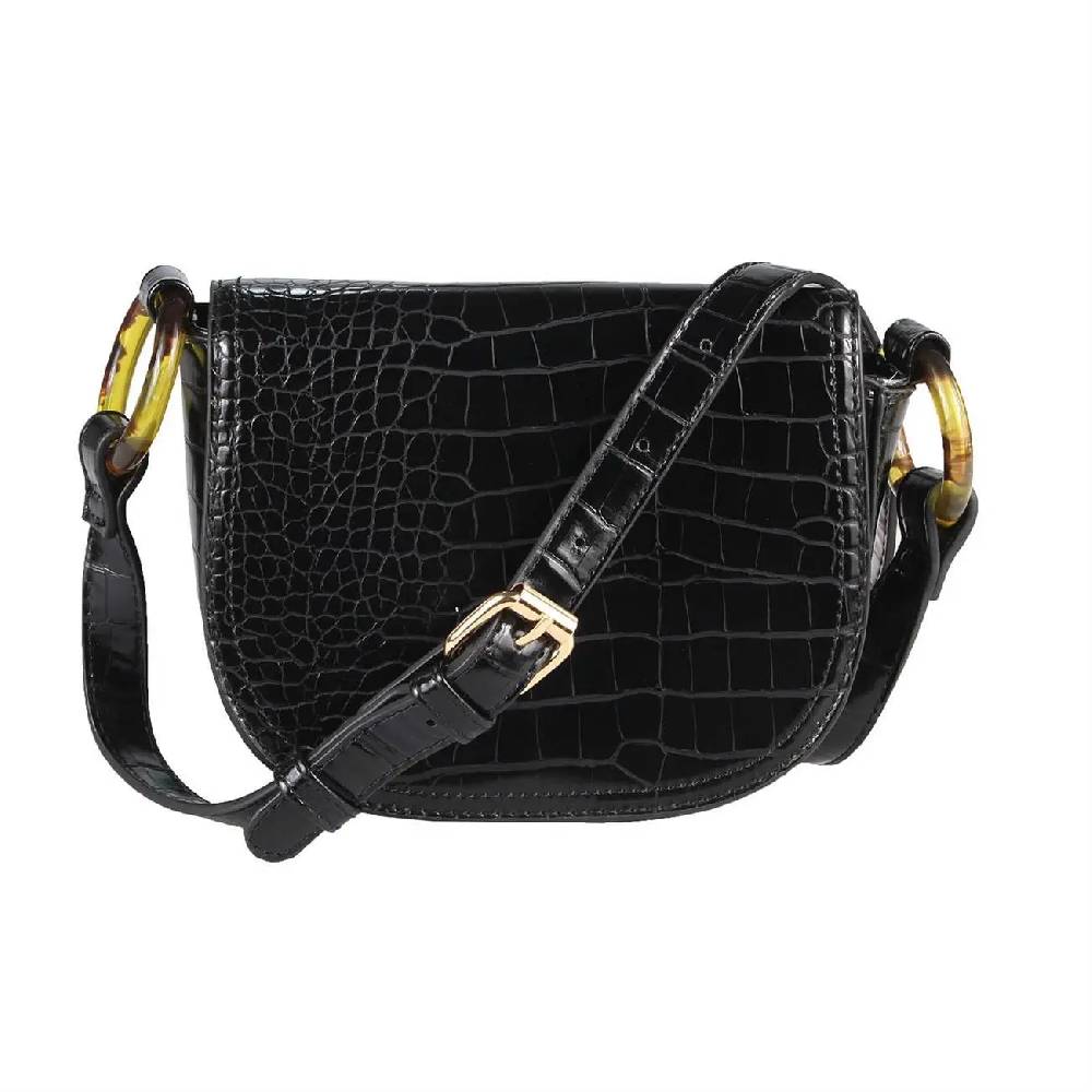DAMEN TASCHE Kroko Crossbody Umhängetasche Schultertasche Bodybag Shopper Leder Optik CrossOver