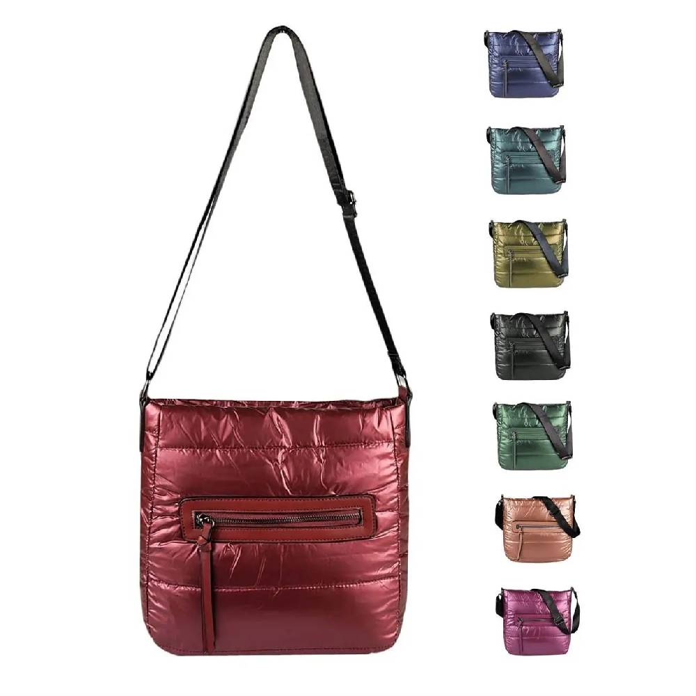 DAMEN TASCHE SHOPPER Schultertasche Umhängetasche CrossOver CROSSBODY Nylon Handtasche Henkeltasche City Bag Beuteltasche Reise