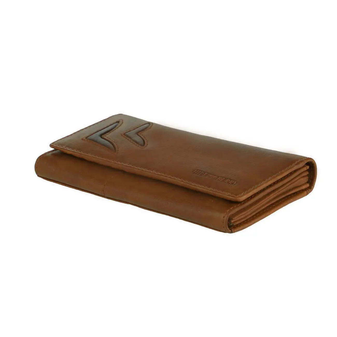 Hill Burry Geldbörse Portemonnaie Kreditkartenetui Hochwertiges Leder In Vintage Used Look 18x11x3 Cm (BxHxT)