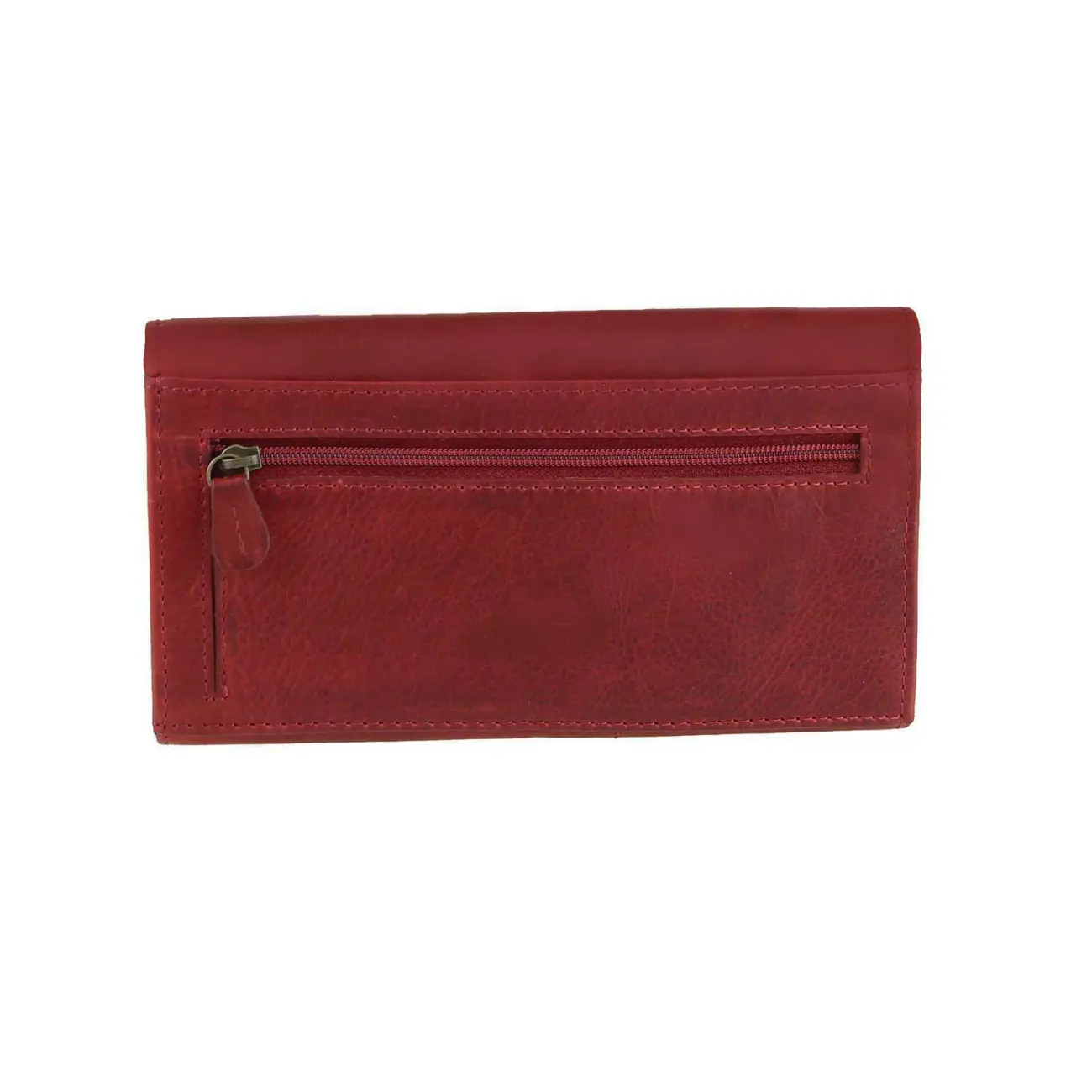 Hill Burry Geldbörse Portemonnaie Kreditkartenetui Hochwertiges Leder In Vintage Used Look 18x11x3 Cm (BxHxT)