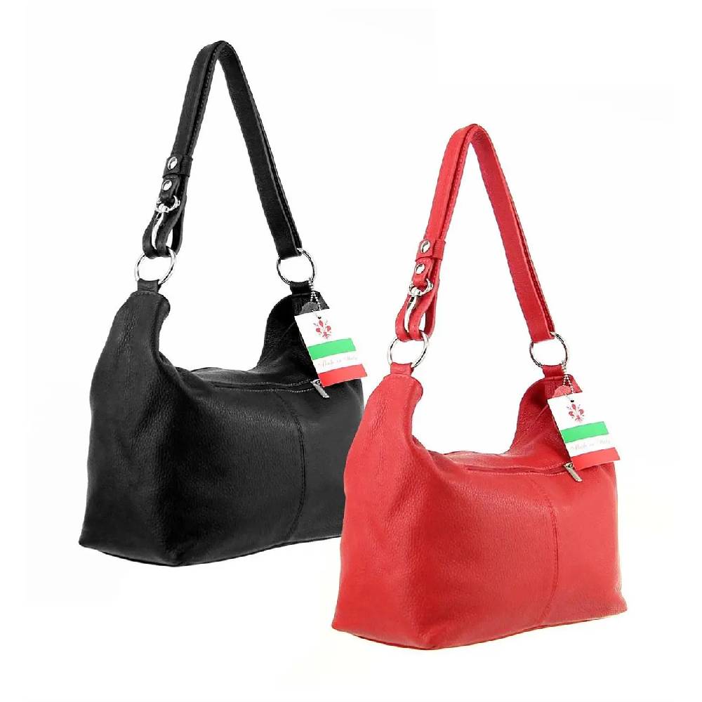 Ital. Echt Leder Damen Tasche Shopper Schultertasche Umhängetasche Handtasche