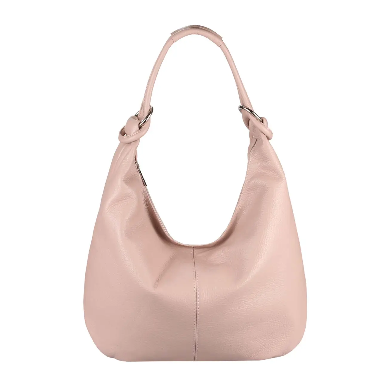 ITALY DAMEN Echt LEDER HAND-TASCHE Schultertasche Shopper Umhängetasche Beuteltasche Metallic Bag