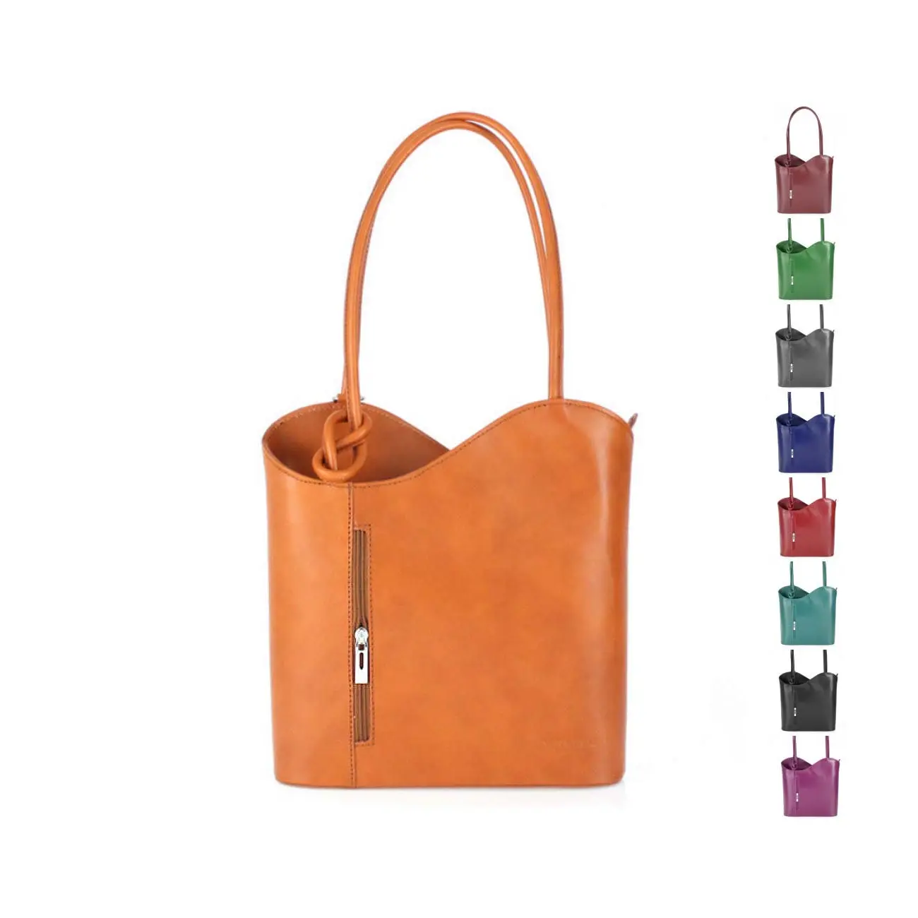 ITALY DAMEN LEDER HANDTASCHE RUCKSACK Umhängetasche Schultertasche Shopper Henkeltasche Ledertasche Backpack Lederrucksack