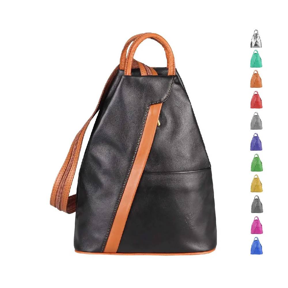 Made in Italy Damen echt Leder Rucksack Backpack Lederrucksack Made in Italy Damen echt Leder Rucksack Backpack Lederrucksack