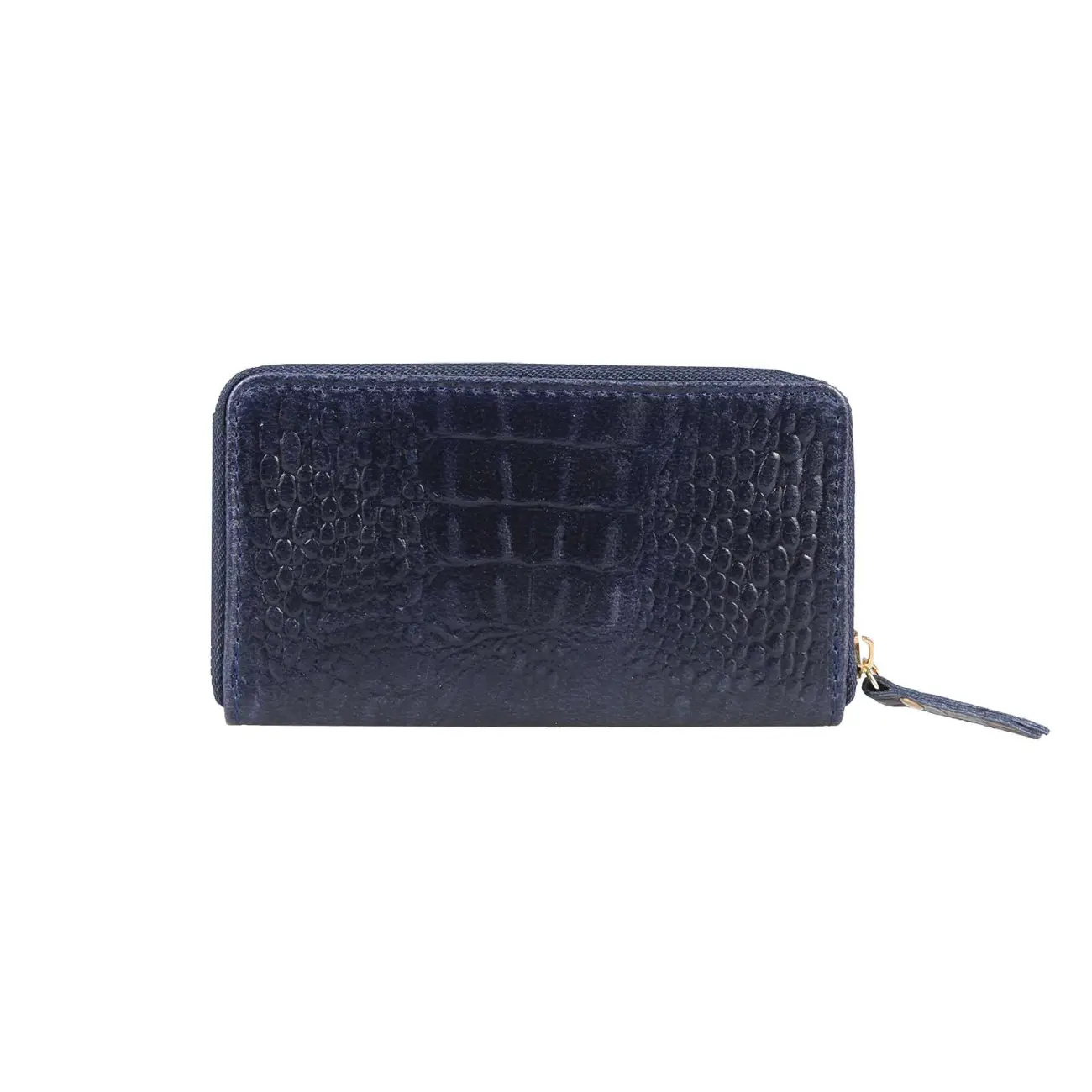 Made In Italy Damen Leder Geldbörse Kroko Wallet Portemonnaie Portafoglio Brieftasche Börse Geldbeutel Ledertasche Kreditkartenetui