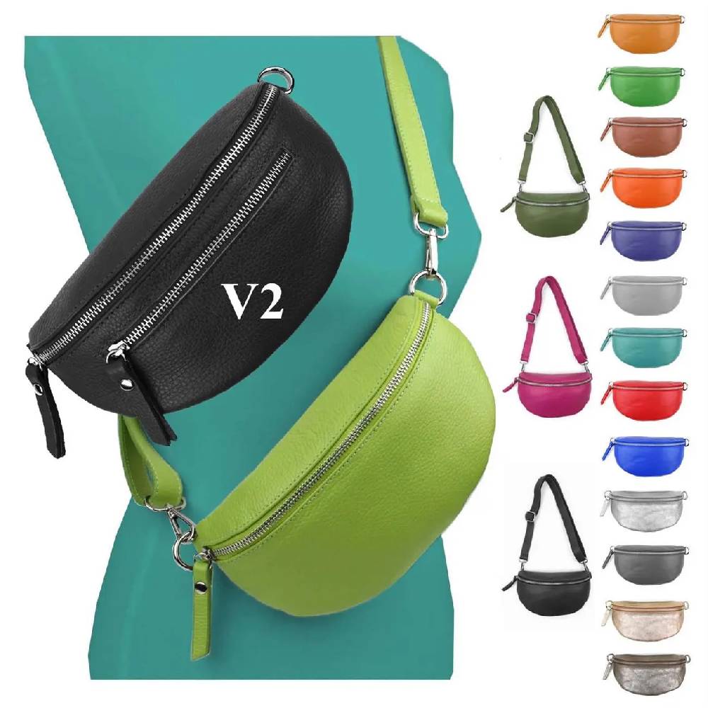Made in Italy DAMEN LEDER Gürteltasche Crossbody Hüfttasche Bauchtasche Umhängetasche Brusttasche CrossOver Bodybag Schultertasche Handytasche Geldtasche OBC Tasche Schminktasche Kosmetiktasche Made in Italy DAMEN LEDER Gürteltasche Crossbody Hüfttasche Bauchtasche Umhängetasche Brusttasche CrossOver Bodybag Schultertasche Handytasche Geldtasche OBC Tasche Schminktasche Kosmetiktasche