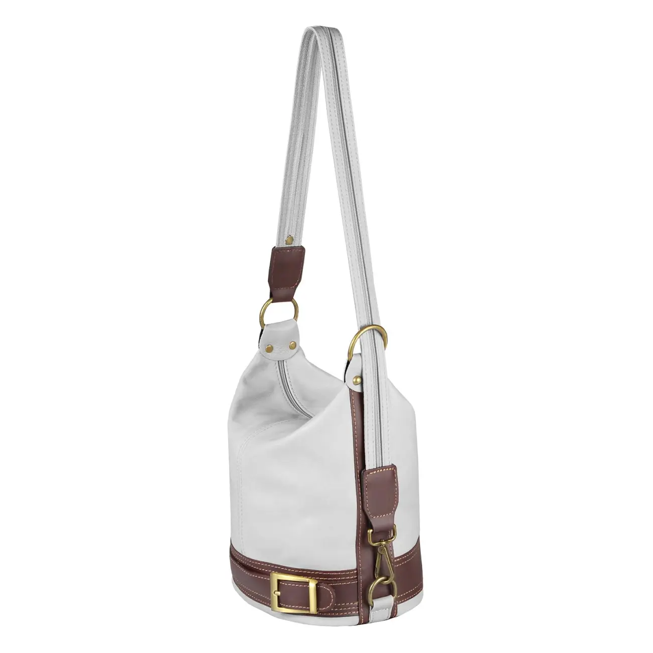 Made In Italy DAMEN LEDER TASCHE Rucksack Schultertasche Lederrucksack Ledertasche