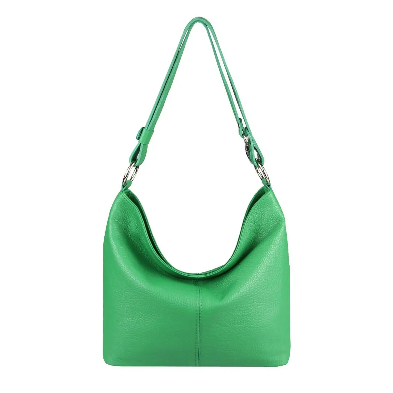 MADE IN ITALY DAMEN LEDER TASCHE Shopper Schultertasche Umhängetasche Hobo Bag Handtasche CrossOver Ledertasche Henkeltasche Sub25