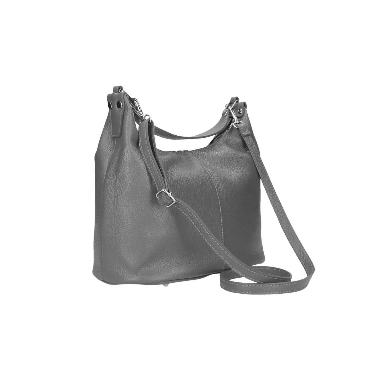 Made In Italy DAMEN LEDER TASCHE Shopper Schultertasche City Bag CrossOver Umhängetasche Henkeltasche Ledertasche Damentasche Fransen