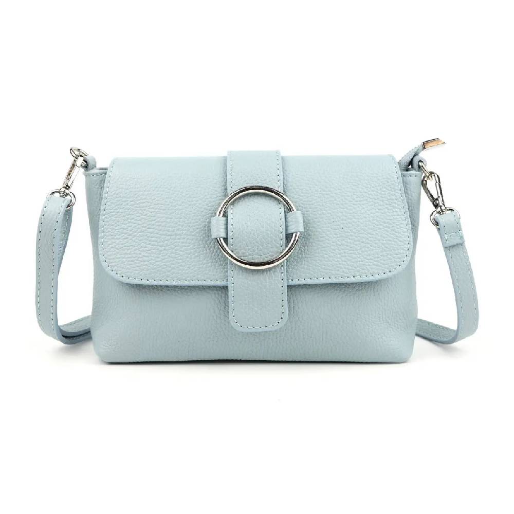 MADE In ITALY Damen LEDER TASCHE Umhängetasche Cross Over Body Messenger Bag Echtleder Ledertasche Schultertasche Brusttasche Hüfttasche Gürteltasche Clutch Abendtasche