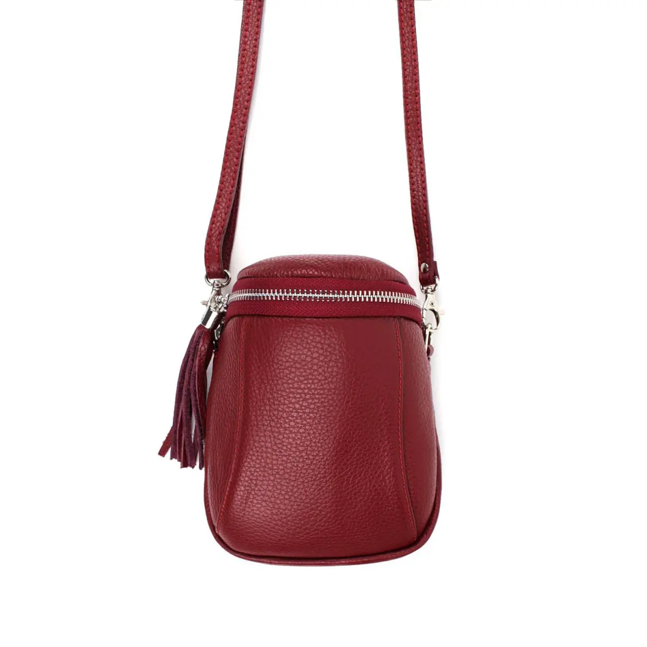Made In Italy Damen Leder Tasche Umhängetasche Schultertasche Handytasche Geldtasche Ledertasche Crossbody Abendtasche Mini Bag