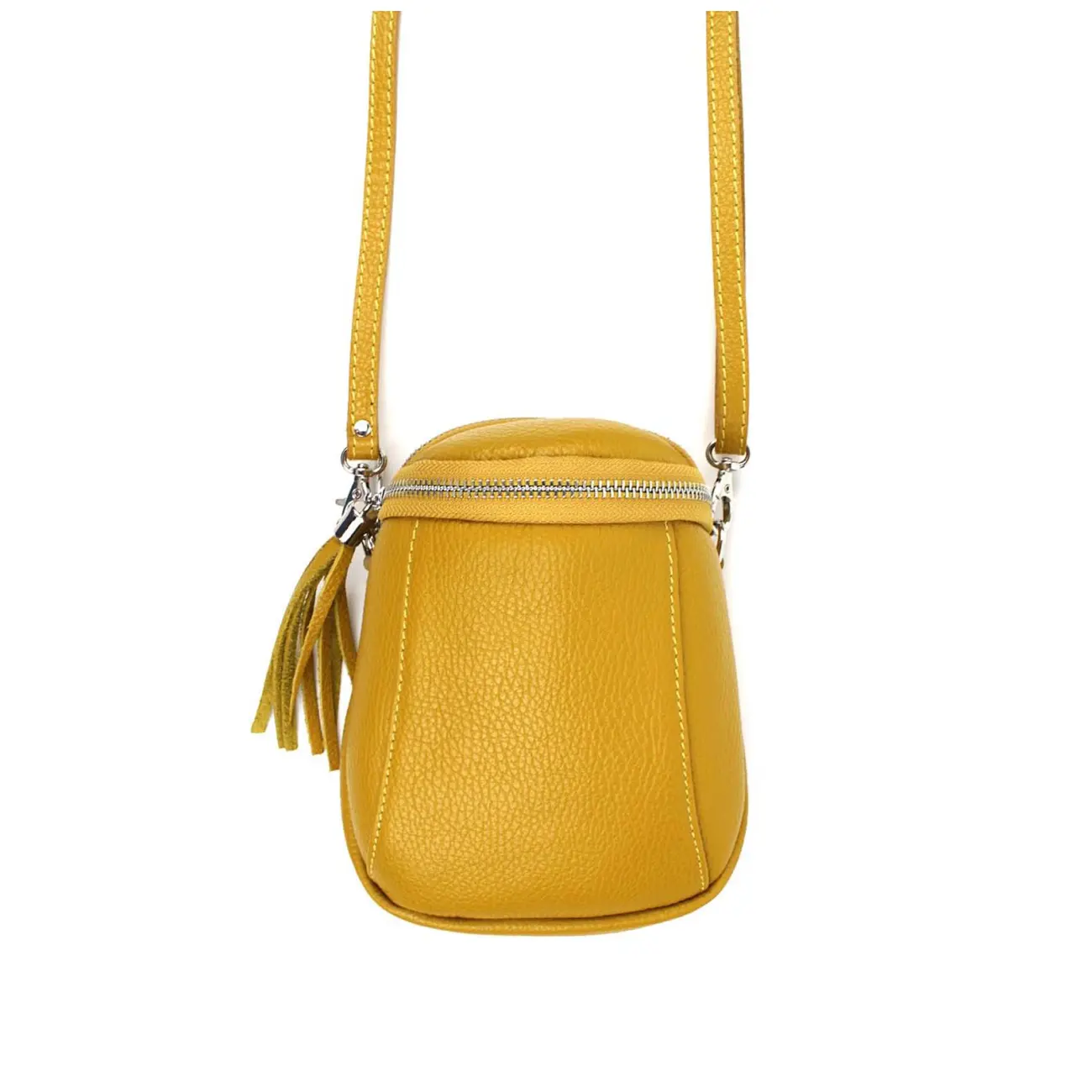 Made In Italy Damen Leder Tasche Umhängetasche Schultertasche Handytasche Geldtasche Ledertasche Crossbody Abendtasche Mini Bag