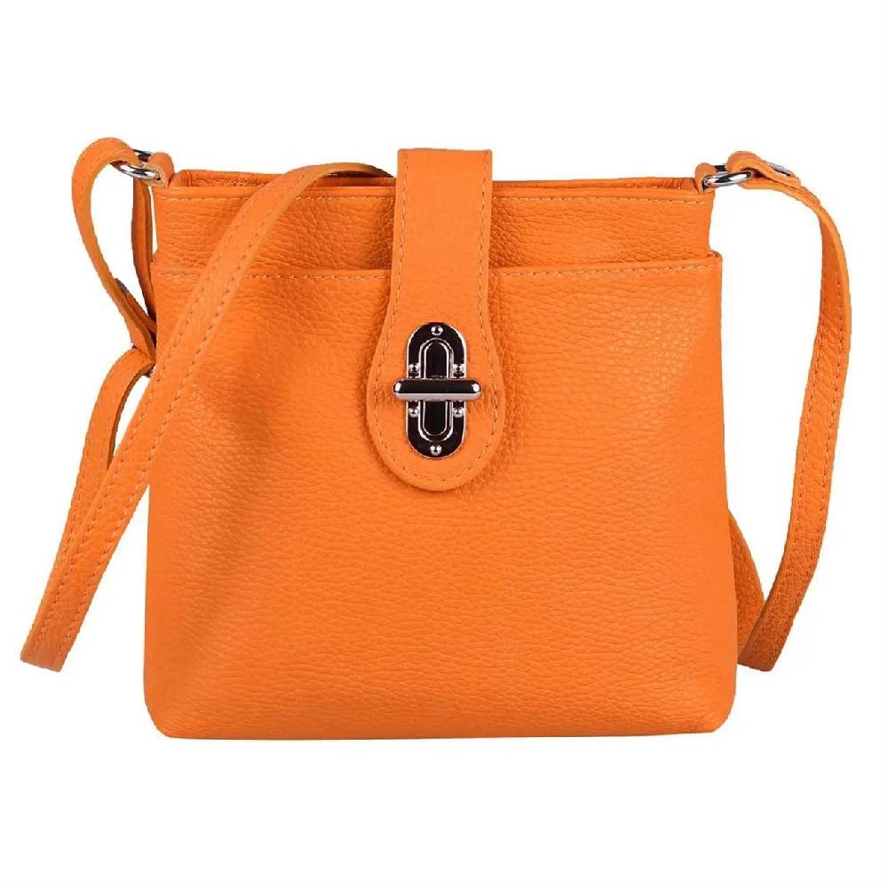 MADE IN ITALY LEDER TASCHE Schultertasche CrossOver Umhängetasche Crossbody Henkeltasche Damentasche