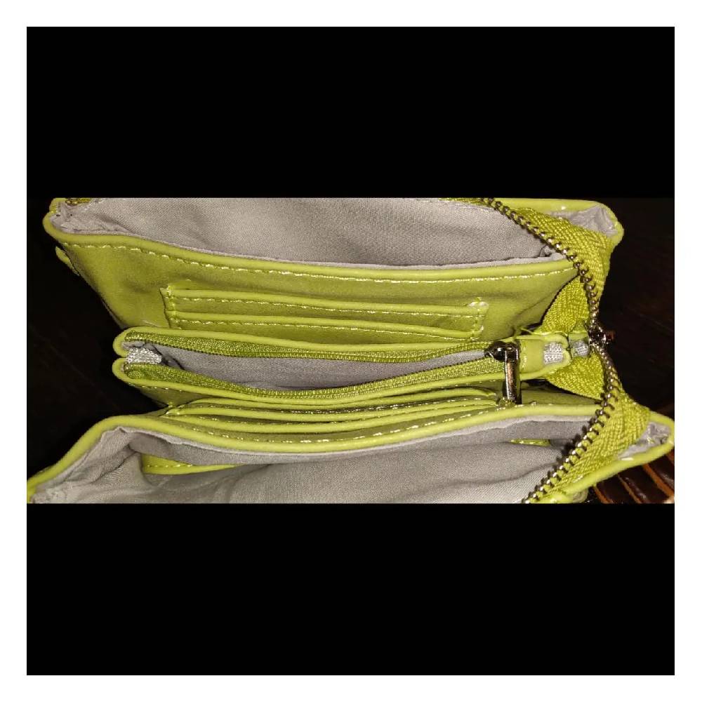 OBC DAMEN 3xFach TASCHE Kleine Clutch HANDTASCHE Geflochten Schultertasche Umhängetasche Handytasche Cross-Over Handgelenktasche