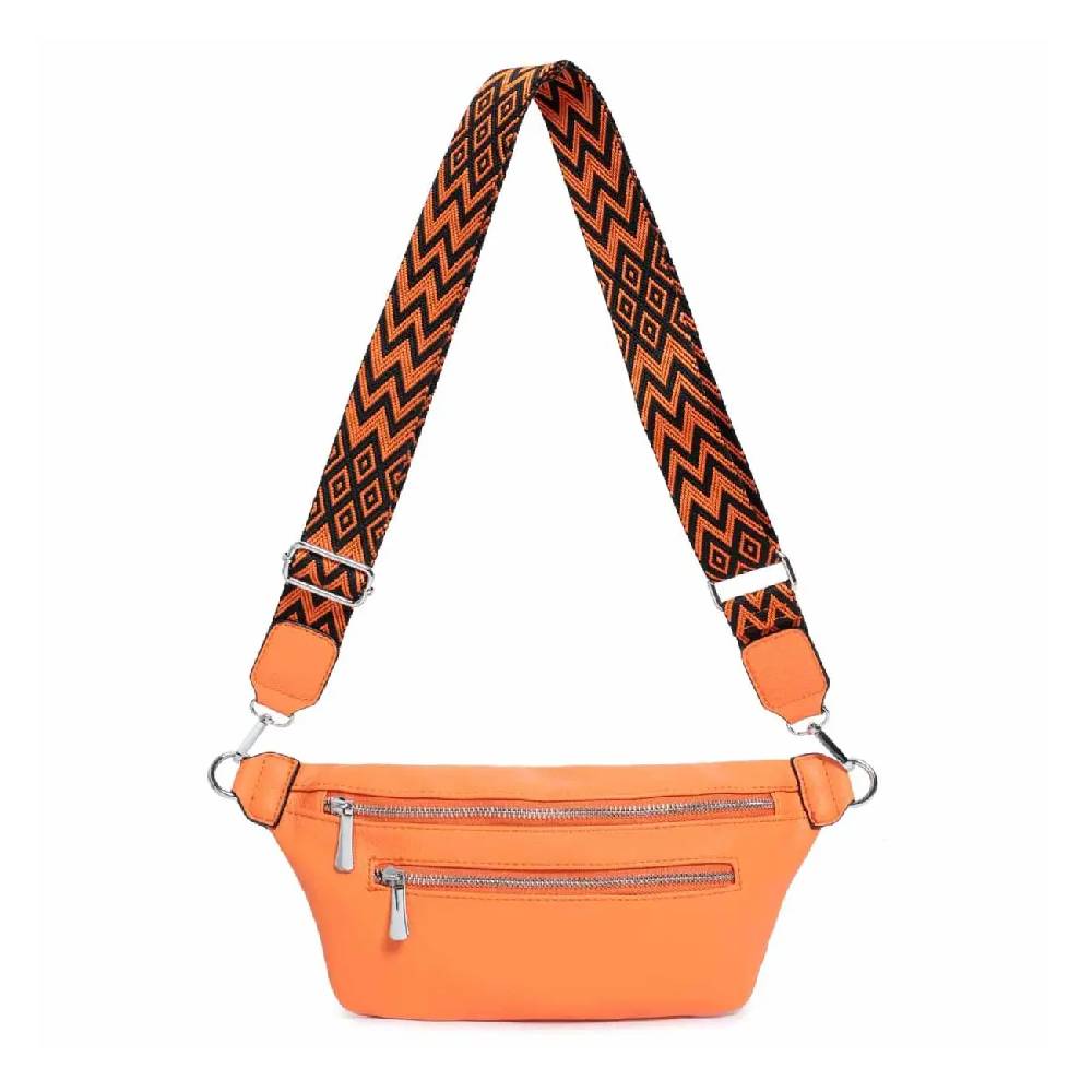 OBC Damen Brusttasche Tasche Crossbody Gürteltasche Umhängetasche Hüfttasche Cross-Over Bodybag