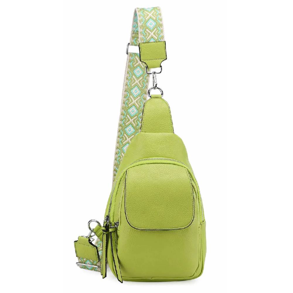 OBC Damen Crossbody Sling Tasche Rucksack Bodybag Crossbag Crossover Schultertasche Gürteltasche Brusttasche Umhängetasche