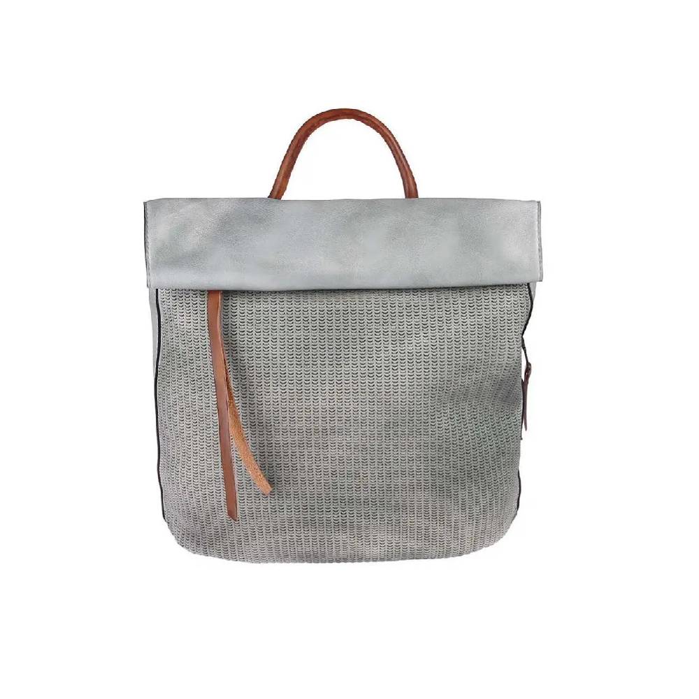 OBC DAMEN LEDER RUCKSACK TASCHE Cityrucksack USED LOOK Schultertasche Handtasche Shopper Blogger Backpack Daypack