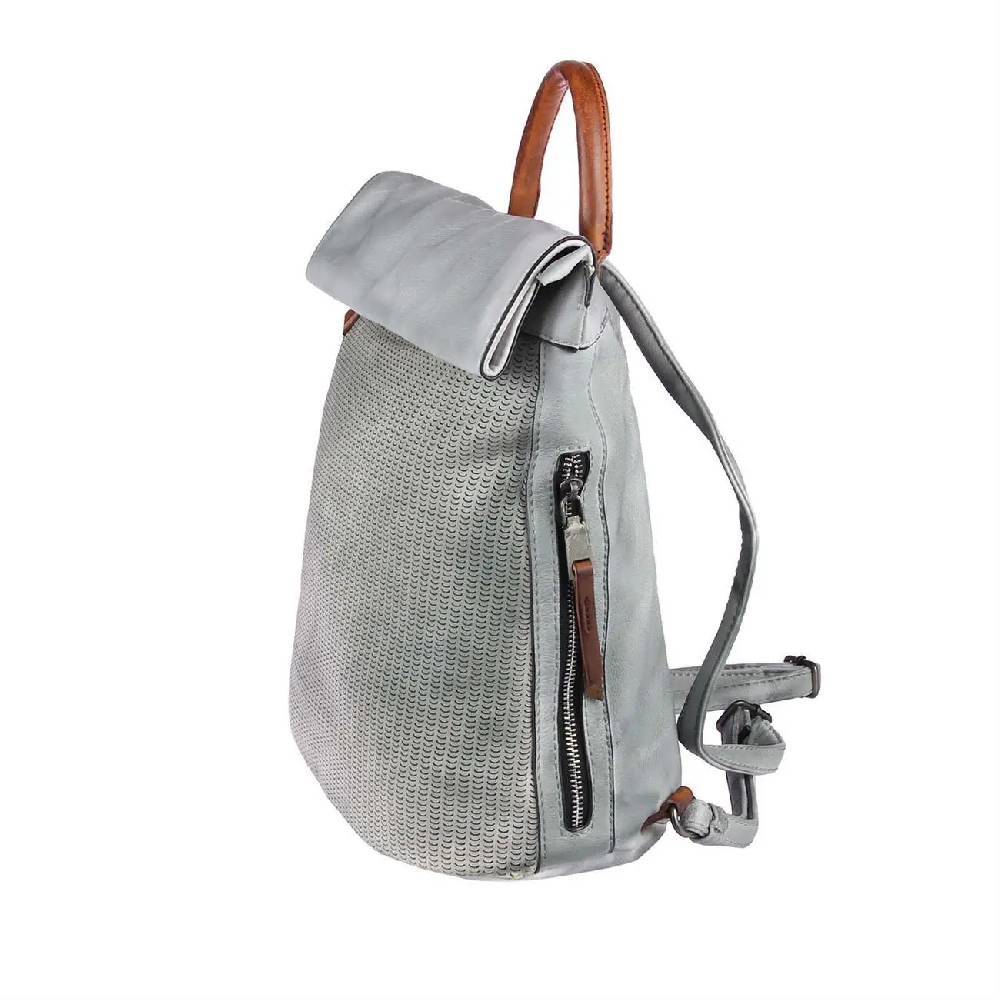 OBC DAMEN LEDER RUCKSACK TASCHE Cityrucksack USED LOOK Schultertasche Handtasche Shopper Blogger Backpack Daypack