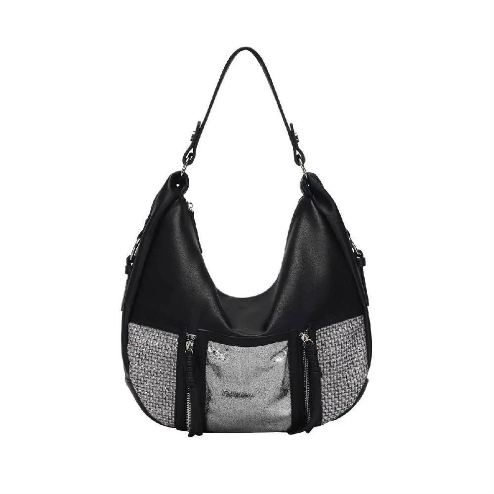 OBC DAMEN SHOPPER TASCHE HANDTASCHE Henkeltasche Schultertasche Umhängetasche Hobo-Bag Beuteltasche Cross-Over Reisetasche