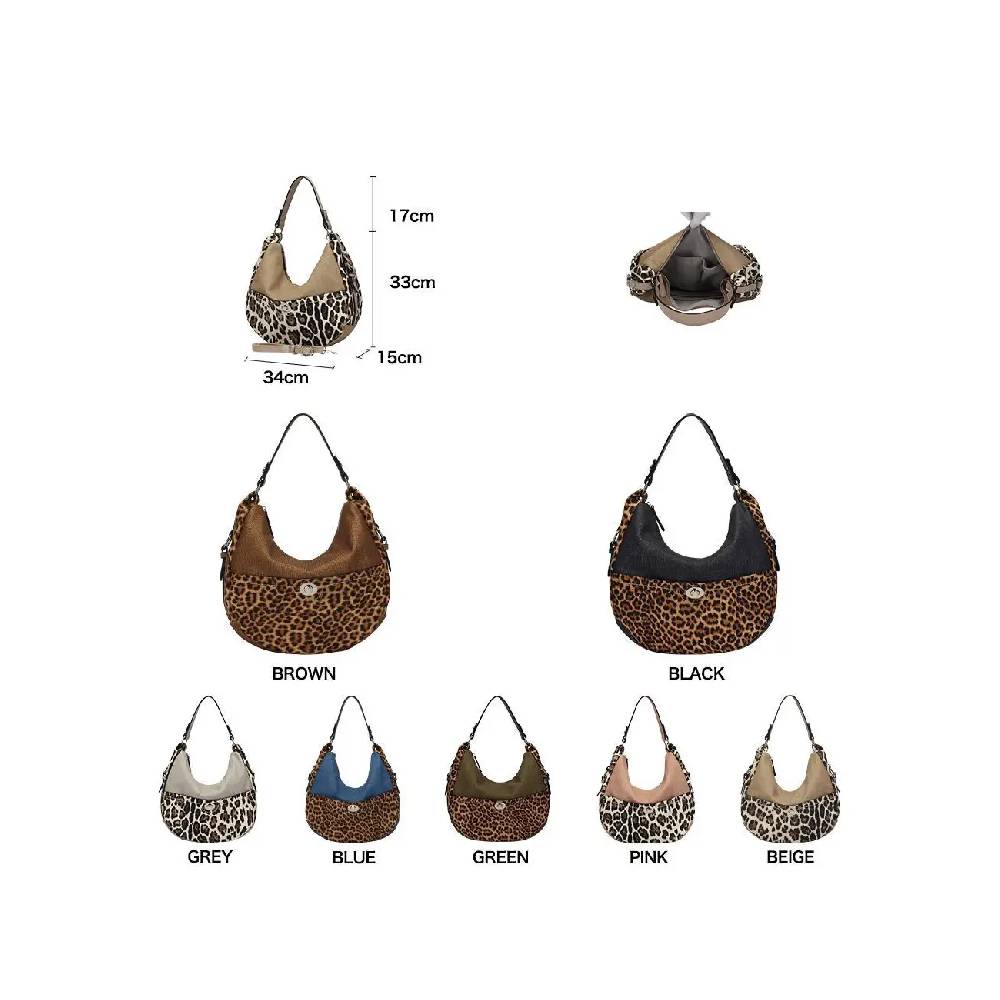 OBC DAMEN SHOPPER TASCHE HANDTASCHE Hobo Bag Kette Henkeltasche Schultertasche Umhängetasche Beuteltasche Leoparden Print OBC DAMEN SHOPPER TASCHE HANDTASCHE Hobo Bag Kette Henkeltasche Schultertasche Umhängetasche Beuteltasche Leoparden Print