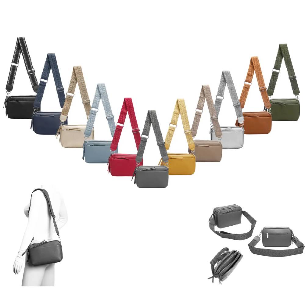 OBC DAMEN TASCHE Cross Over Body Bag Brusttasche Umhängetasche Schultertasche Brieftasche Smartphone Geldtasche Abend Handy Clutch