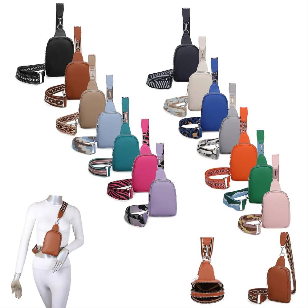 OBC DAMEN TASCHE Crossbody Bodybag Sling Rucksack Crossover Handytasche Schultertasche Brusttasche Umhängetasche Minibag Abendtasche Unisex