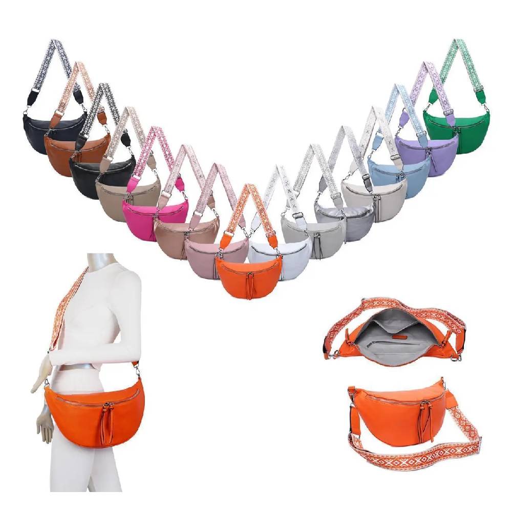 OBC DAMEN TASCHE Crossbody Brusttasche Hüfttasche Schultertasche Umhängetasche Bauchtasche Gürteltasche Crossover Slingntasche Reise Bag Kunstleder