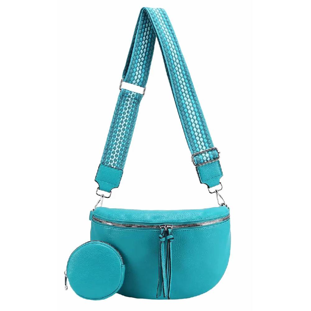 OBC Damen Tasche Crossbody Gürteltasche Brusttasche Umhängetasche Hüfttasche Crossover Bauchtasche Bodybag Schultertasche Handytasche Kunstleder