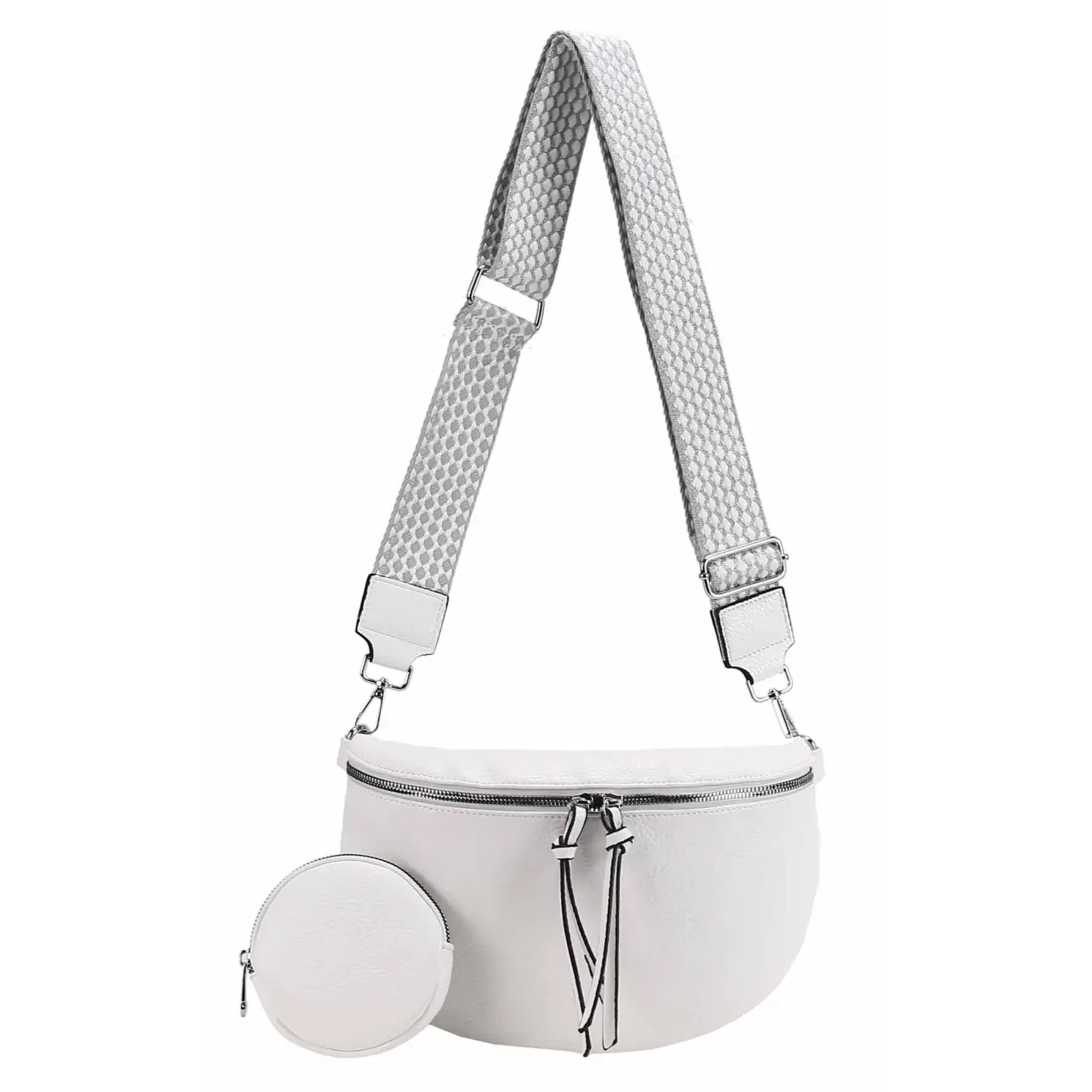 OBC Damen Tasche Crossbody Gürteltasche Brusttasche Umhängetasche Hüfttasche Crossover Bauchtasche Bodybag Schultertasche Handytasche Kunstleder