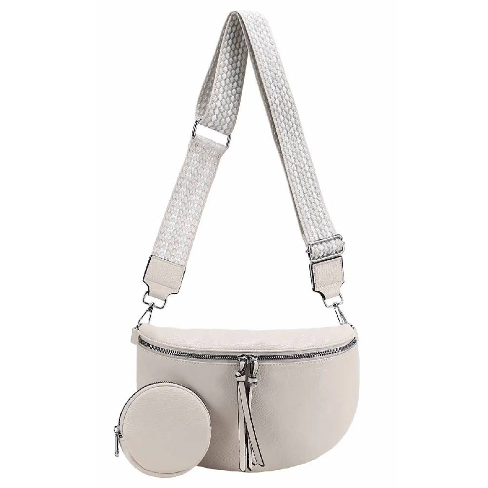 OBC Damen Tasche Crossbody Gürteltasche Brusttasche Umhängetasche Hüfttasche Crossover Bauchtasche Bodybag Schultertasche Handytasche Kunstleder