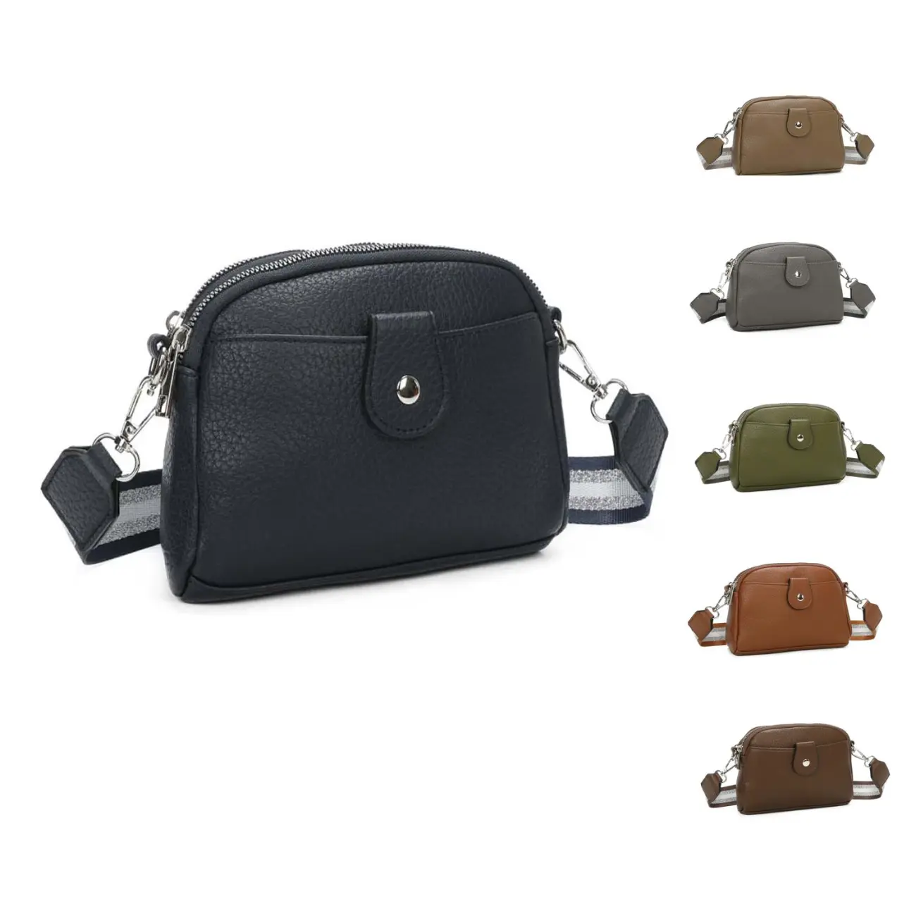 OBC DAMEN TASCHE Crossbody Umhängetasche Bodybag Gürteltasche Schultertasche Brusttasche Handytasche Crossover Handtasche Abendtasche Kunstleder