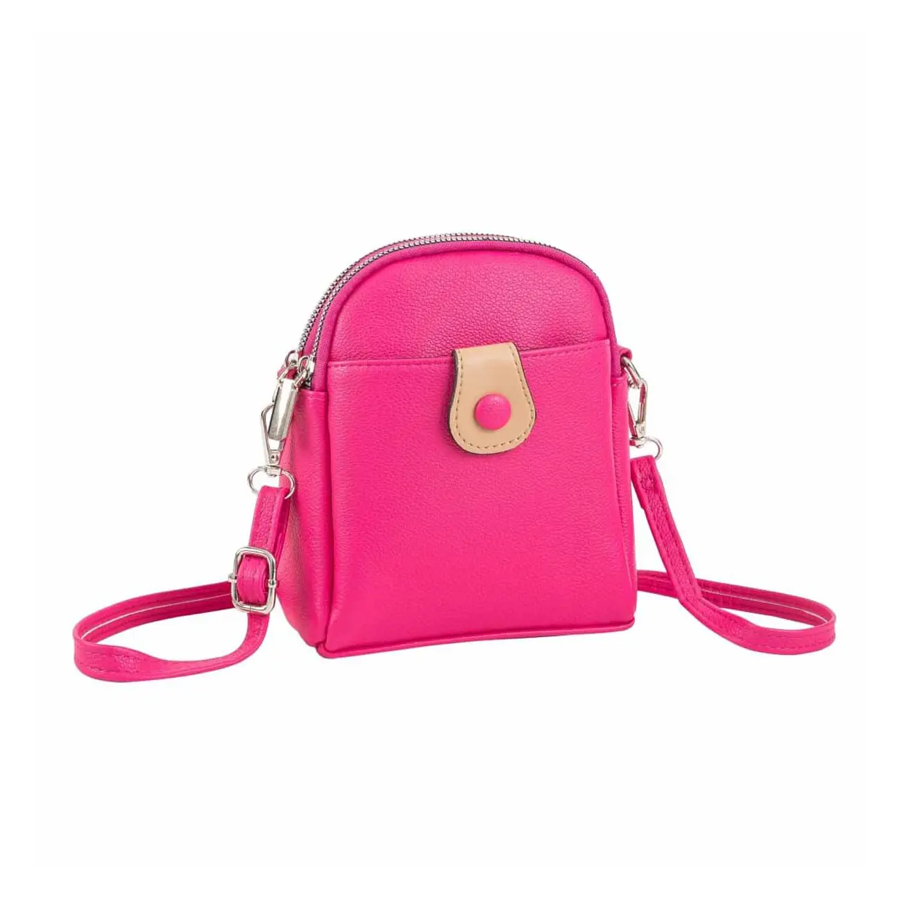 OBC Damen Tasche Crossbody Umhängetasche Bodybag Schultertasche Minibag Handytasche Crossover Kunstleder Handtasche Gürteltasche Abendtasche