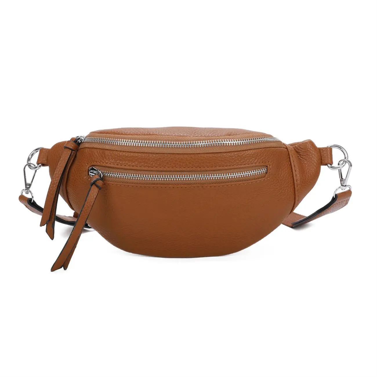 OBC Damen Tasche Gürteltasche Crossbody Leder Optik Hüfttasche Bauchtasche Umhängetasche Cross-Over Bodybag Schultertasche Handytasche Geldtasche Schminktasche Kosmetiktasche