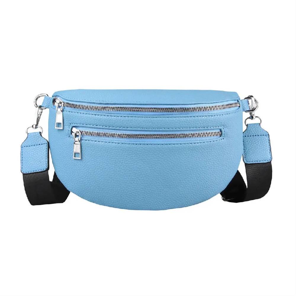 OBC Damen Tasche Gürteltasche Crossbody Leder Optik Hüfttasche Bauchtasche Umhängetasche Cross-Over Bodybag Schultertasche Handytasche Leder Optik