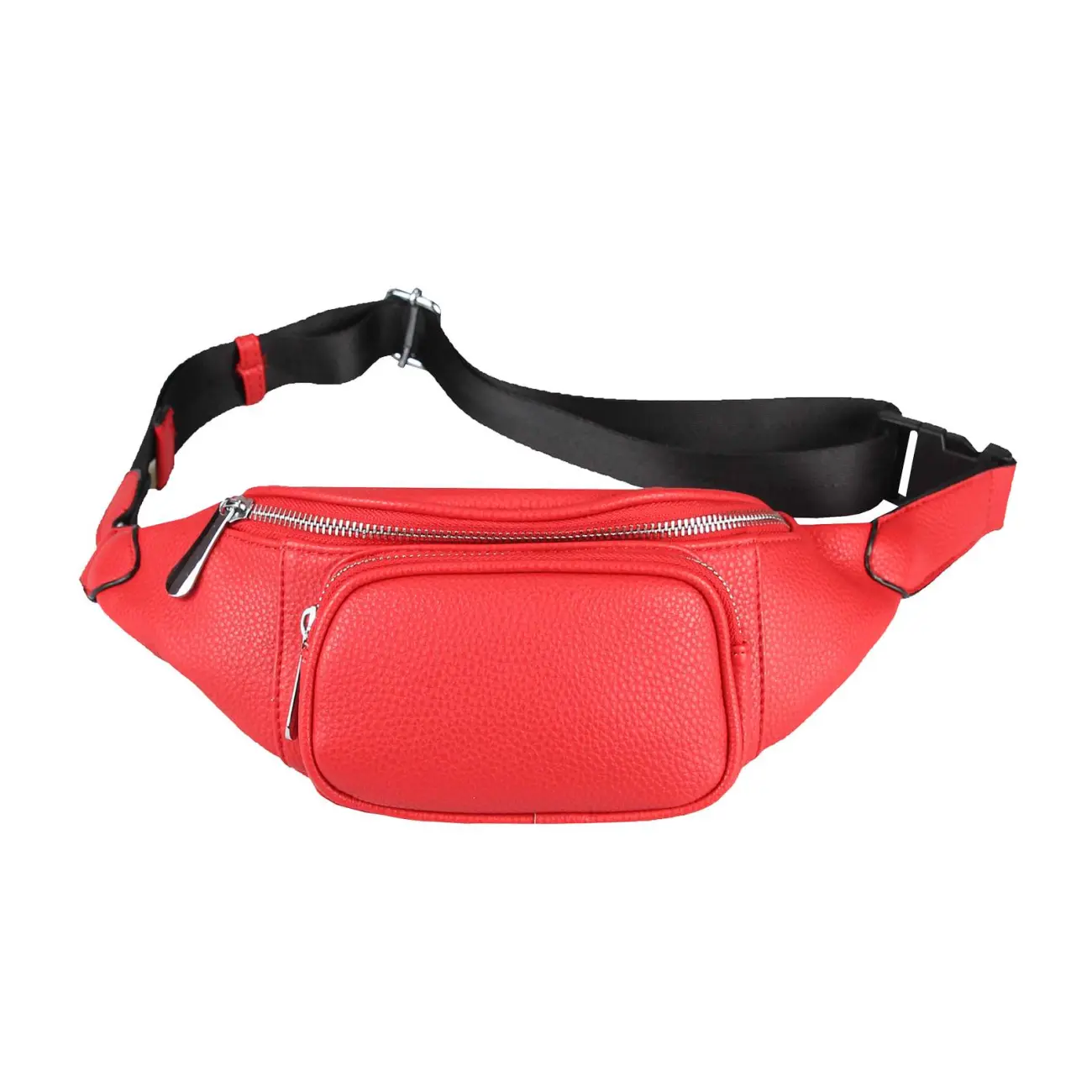 OBC Damen Tasche Gürteltasche Crossbody Leder Optik Hüfttasche Bauchtasche Umhängetasche Cross-Over Bodybag Schultertasche Handytasche Geldtasche