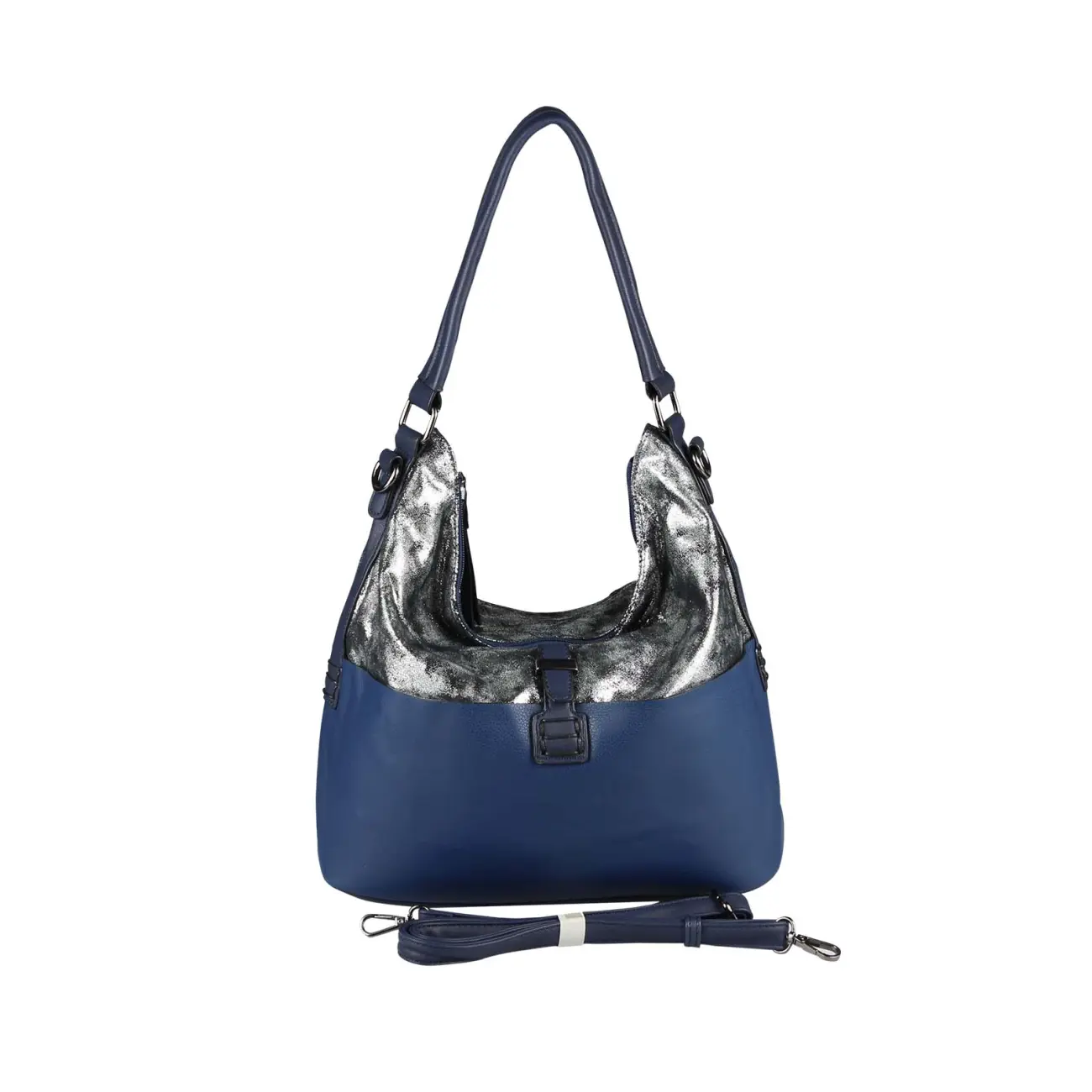 OBC DAMEN TASCHE HANDTASCHE Metallic Hobo Bag Henkeltasche Schultertasche Umhängetasche Hobo-Bag Beuteltasche SHOPPER