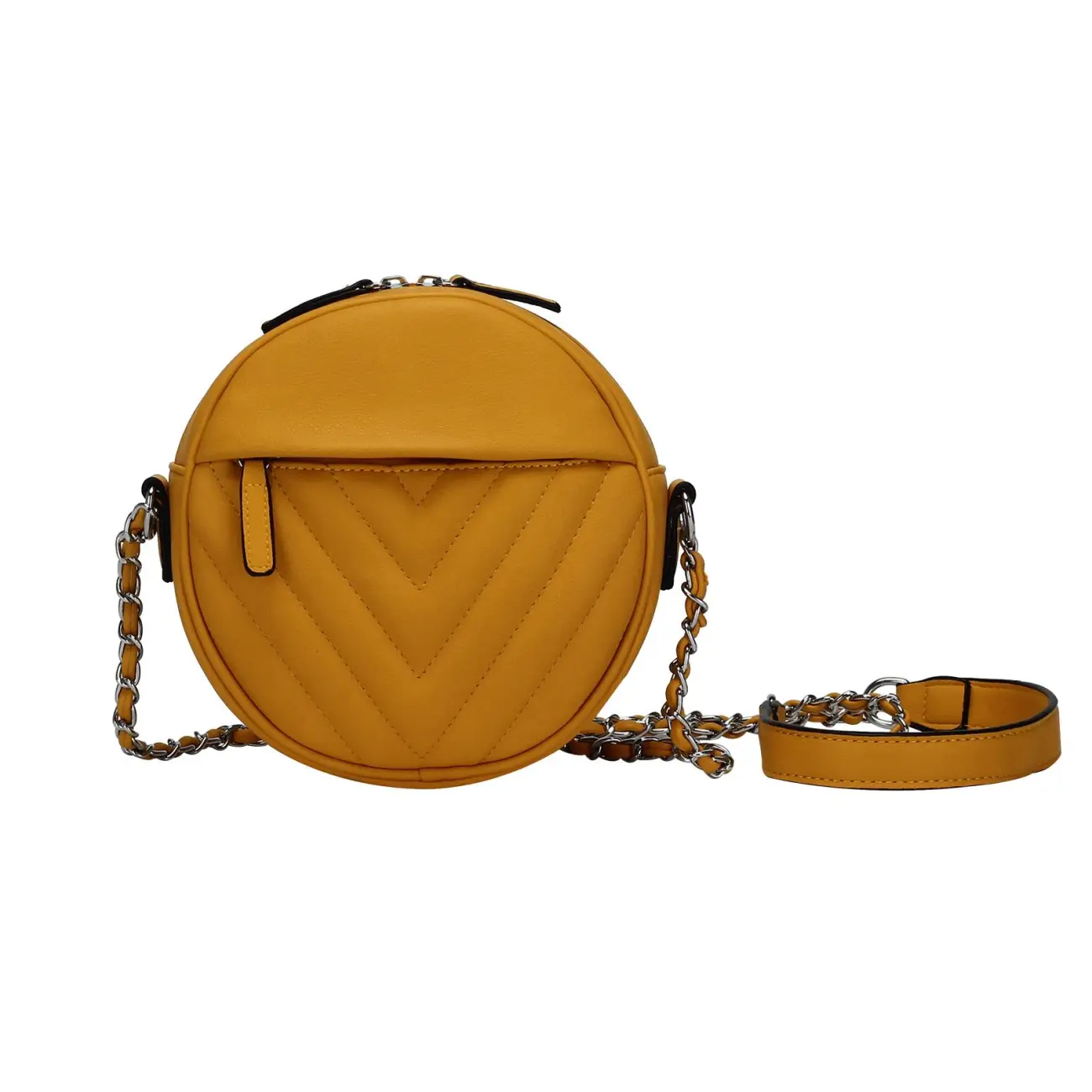 OBC DAMEN TASCHE HANDTASCHE Schultertasche Kettengurt V-Print Umhängetasche Handytasche Cross-Over Kleine Clutch