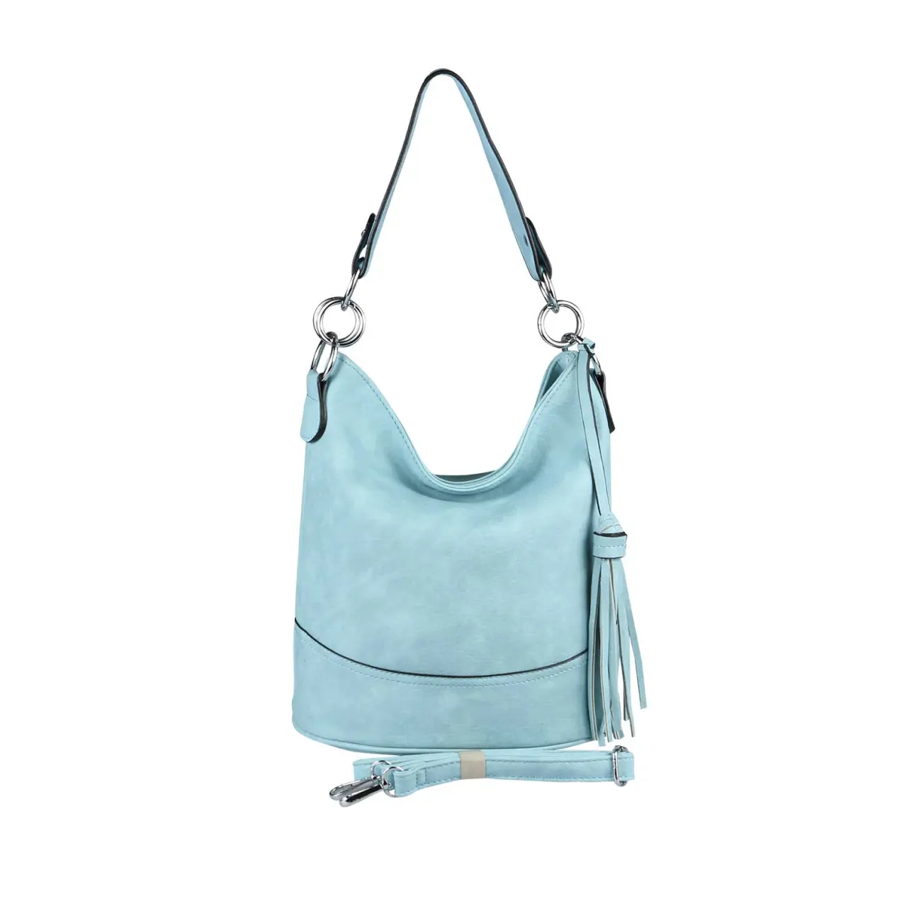 OBC DAMEN TASCHE HOBO-BAG Metallic Shopper Umhängetasche Handtasche Schultertasche Henkeltasche Beuteltasche CrossOver Tote-Bag