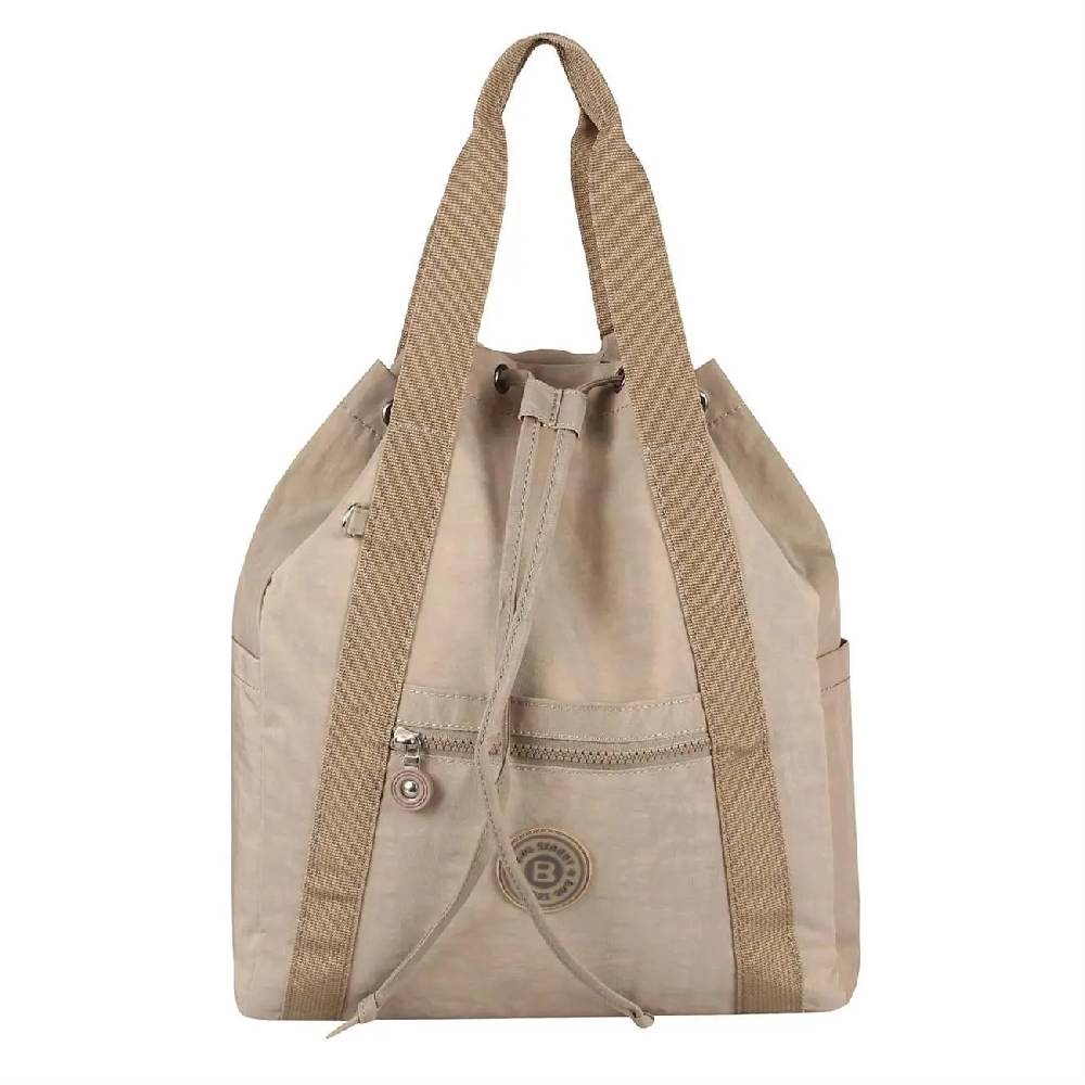 OBC Damen Tasche Rucksack Handtasche Cityrucksack Crinkle Nylon Backpack Schultertasche Damenrucksack Daypack